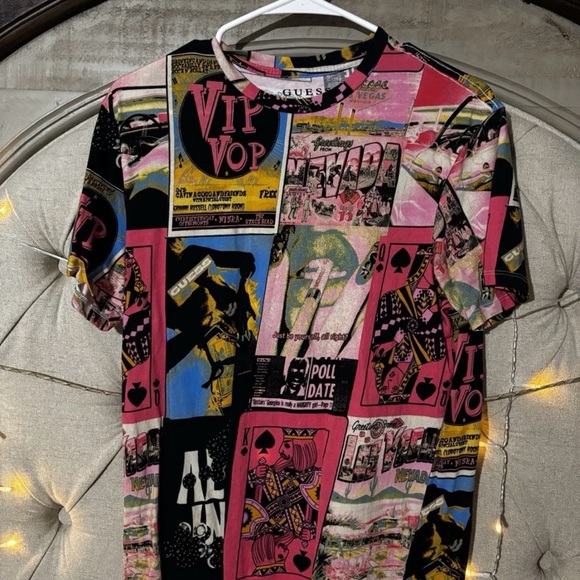 Guess Other - Guess Multicolor Graphic Tee